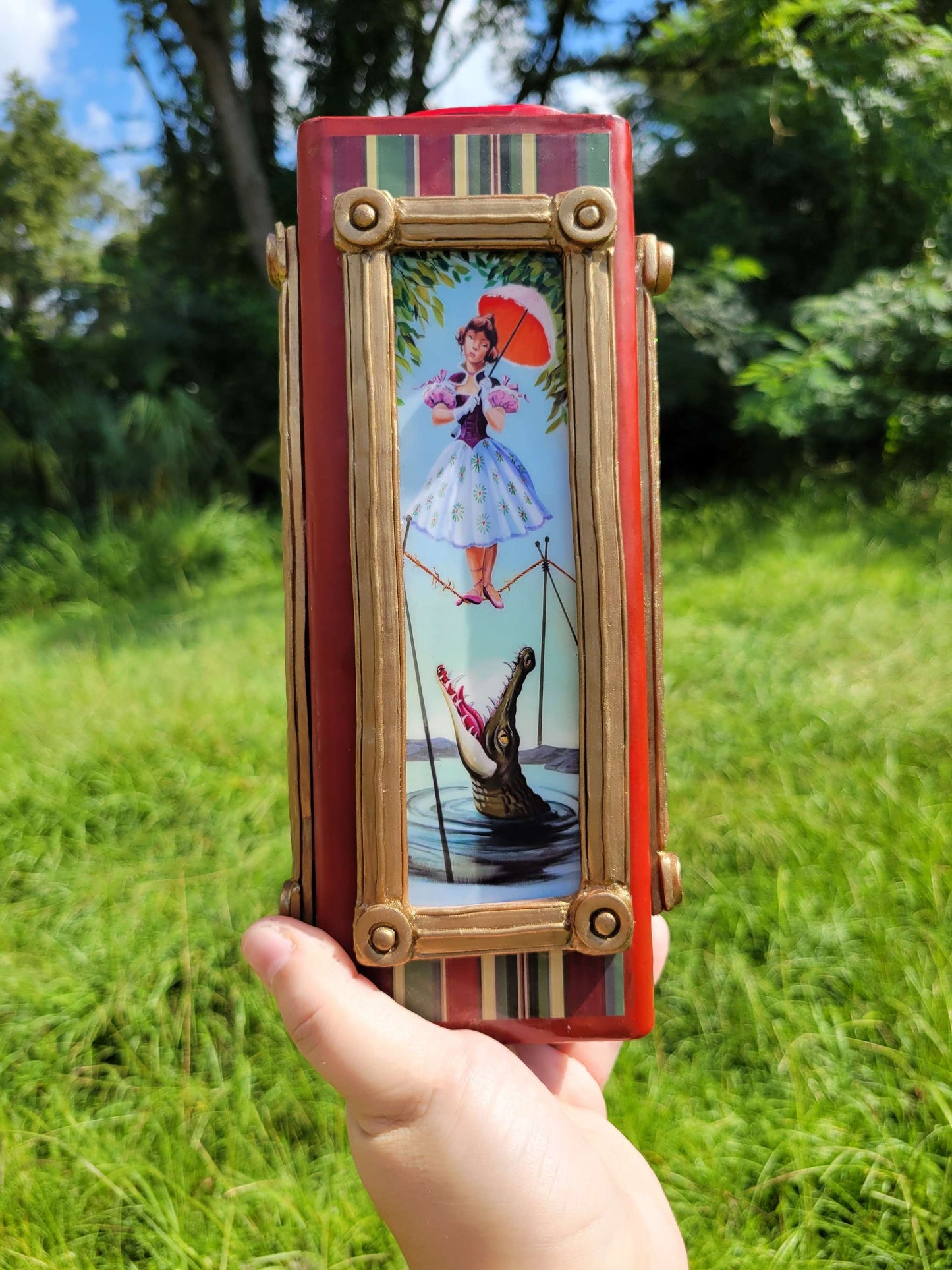20oz Stretching Portrait 3D Tumbler
