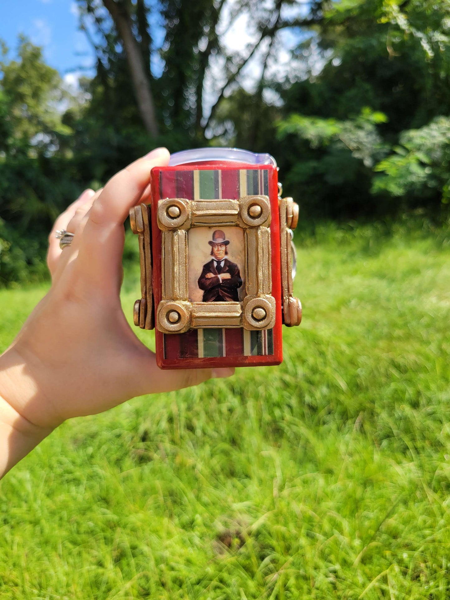 20oz Stretching Portrait 3D Tumbler