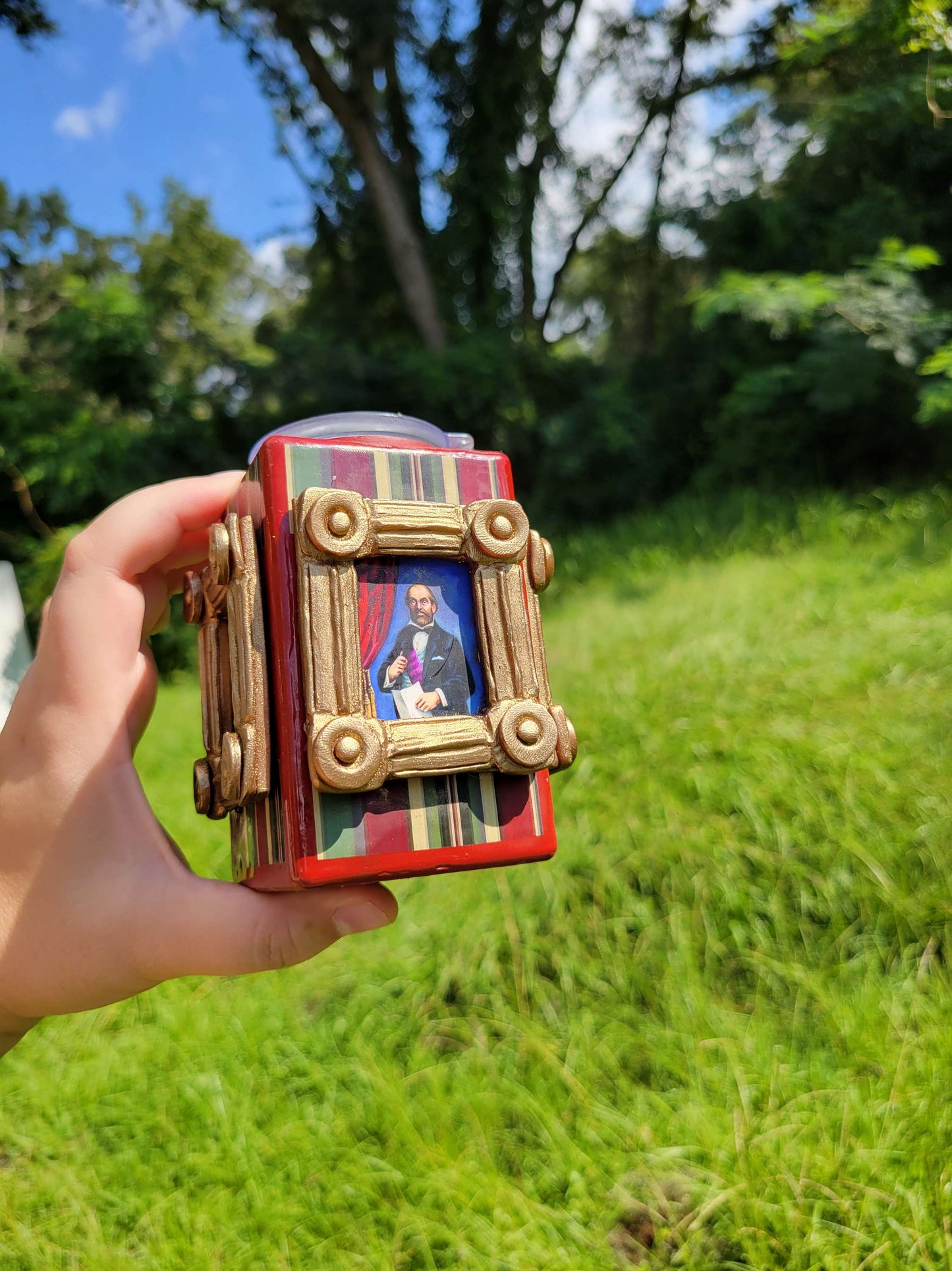 20oz Stretching Portrait 3D Tumbler
