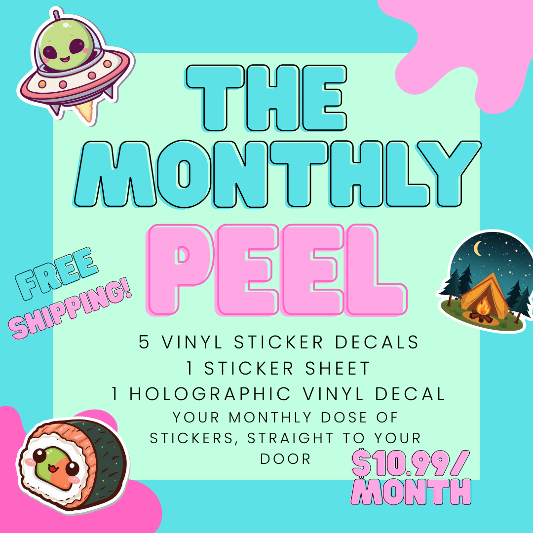 The Monthly Peel - Mystery Sticker Pack