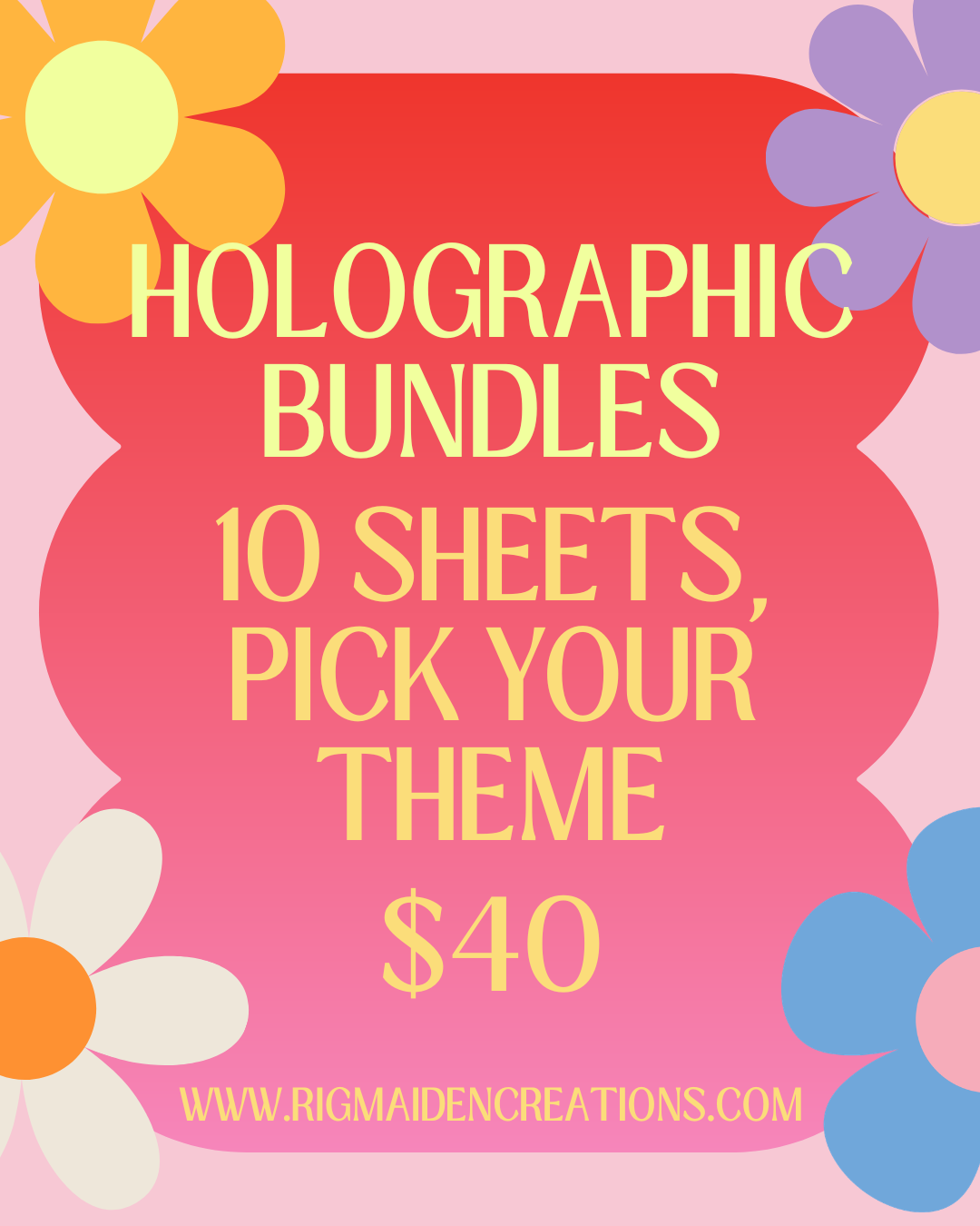 Holographic Pack LIMITED TIME