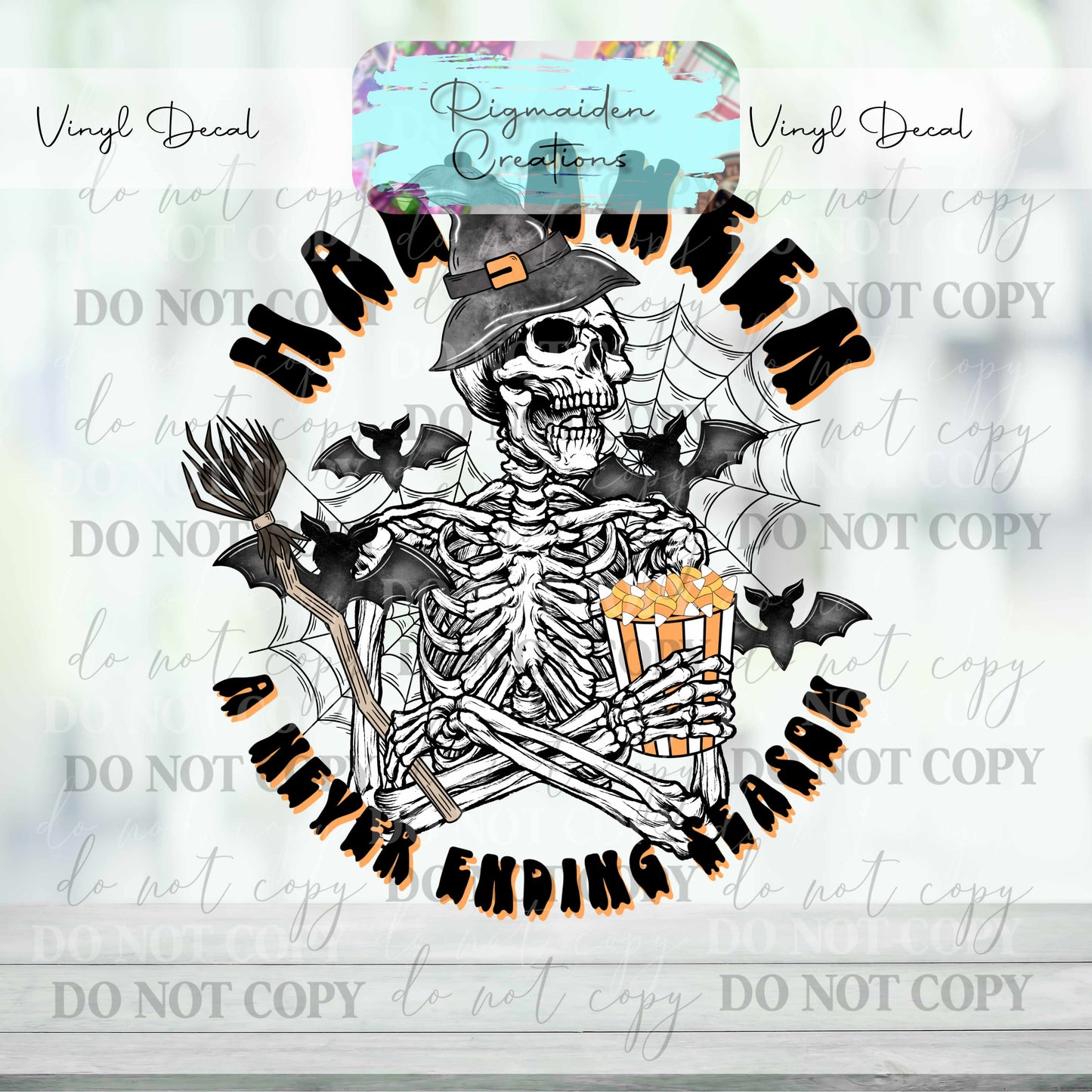 Skeleton Vinyl Decal