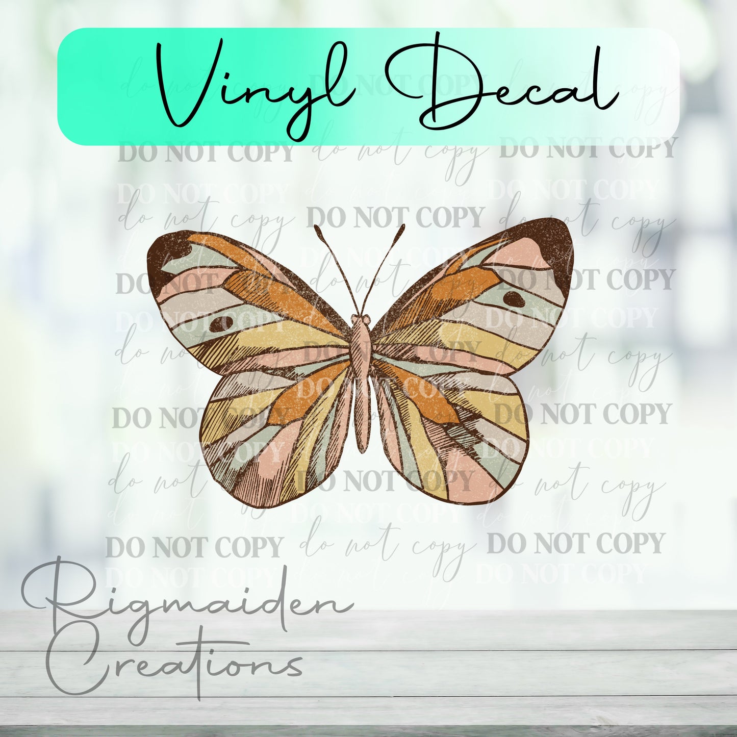 Simple Moth Decal