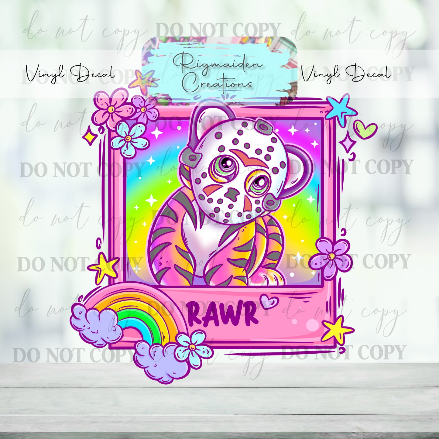 Bright Jason Polaroid Vinyl Decal