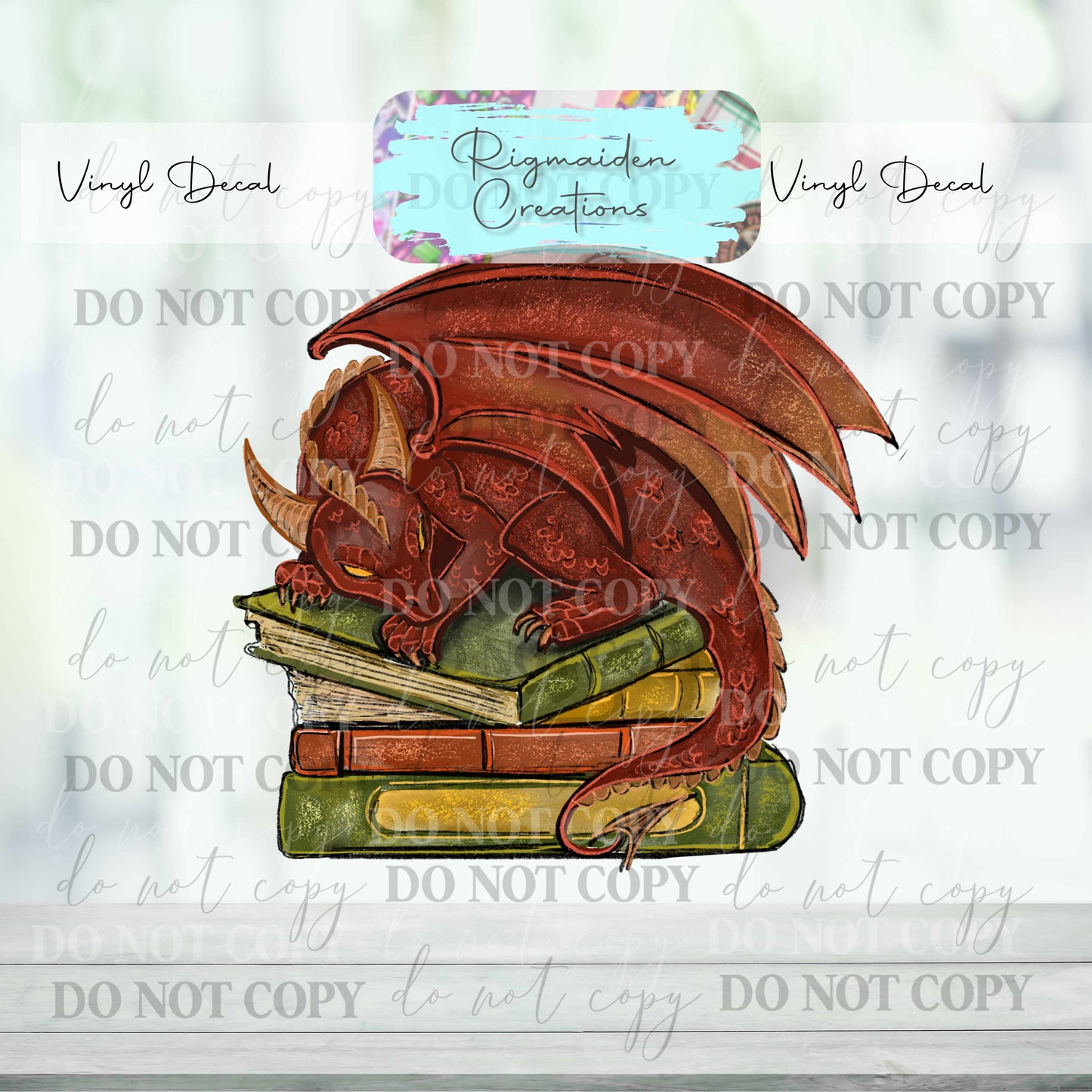 Acotar Dragons Vinyl Decal