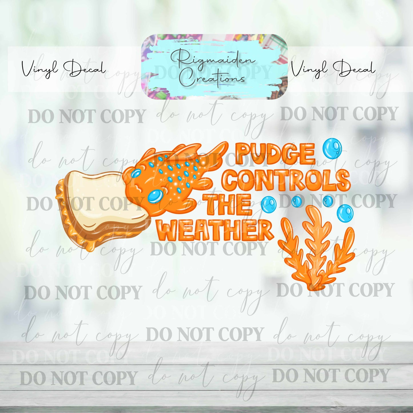 Weather Control Vinyl Decal