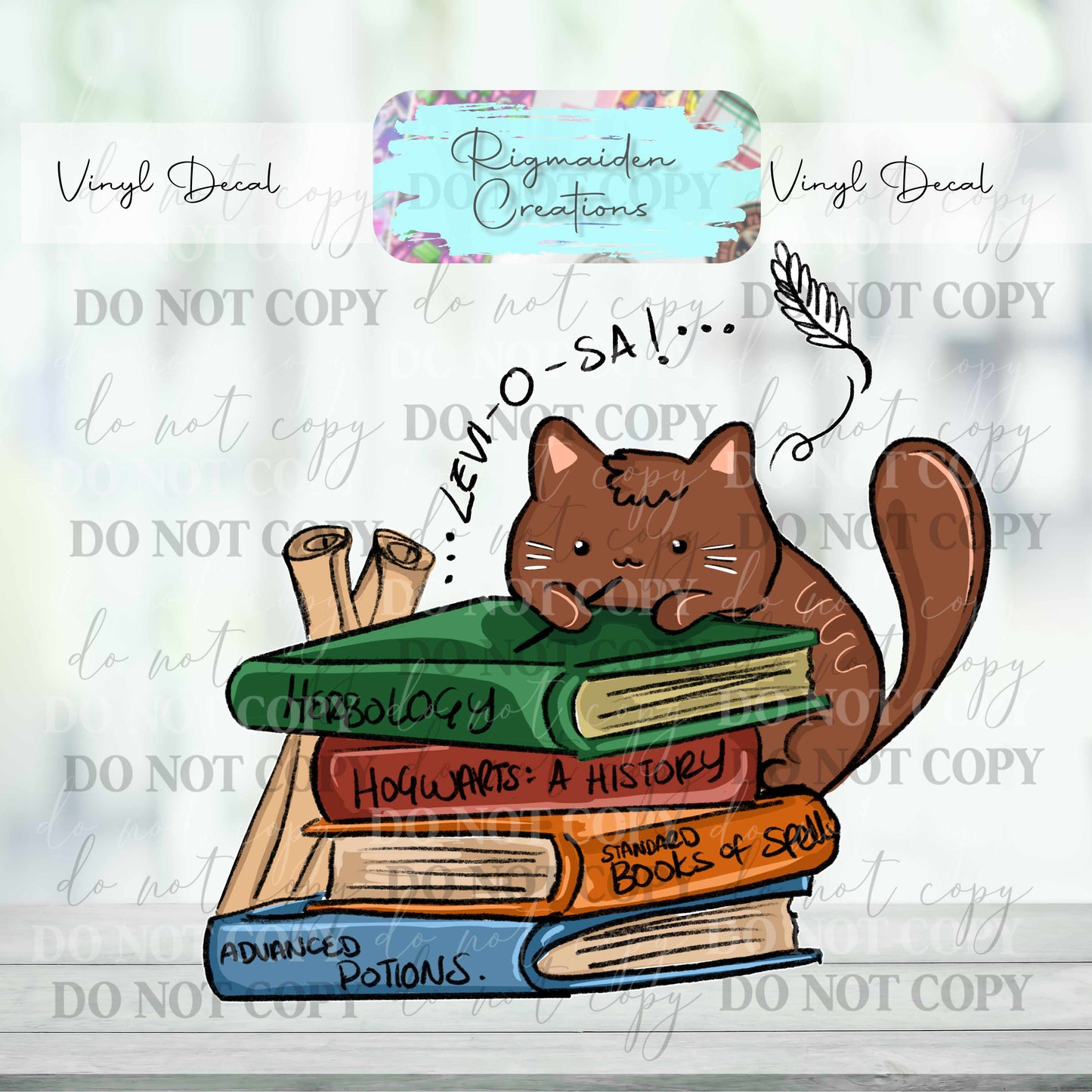 Wizard Cats Vinyl Decal