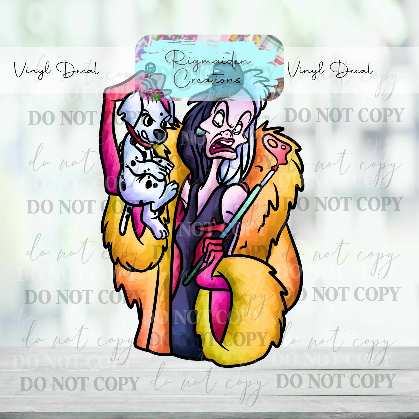 Cruella Villain Decal
