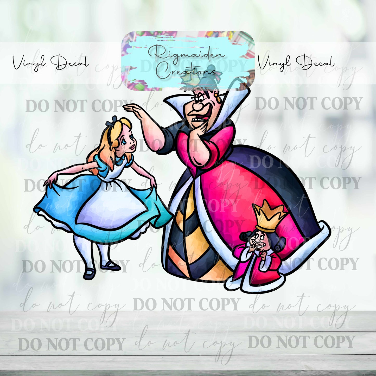 Queen of Hearts Villain Decal