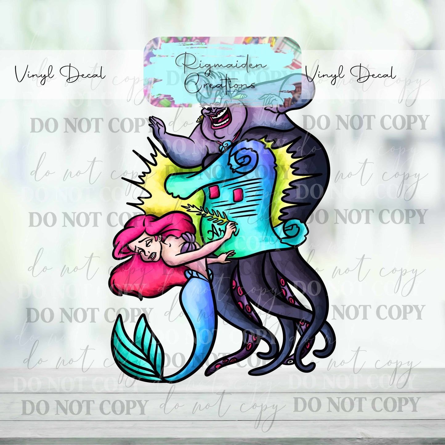 Ursula Villain Decal