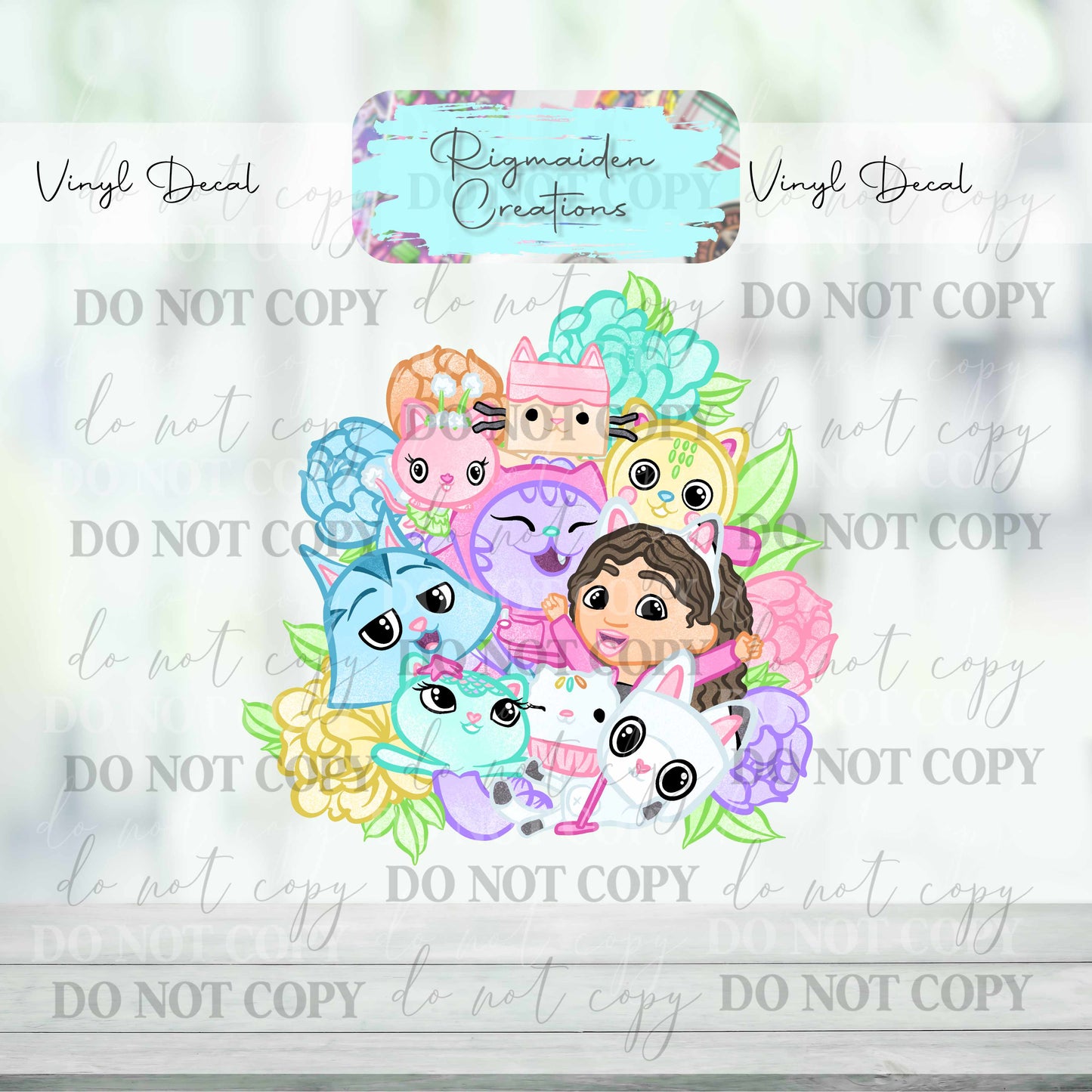 Gabby Dollhouse Decal