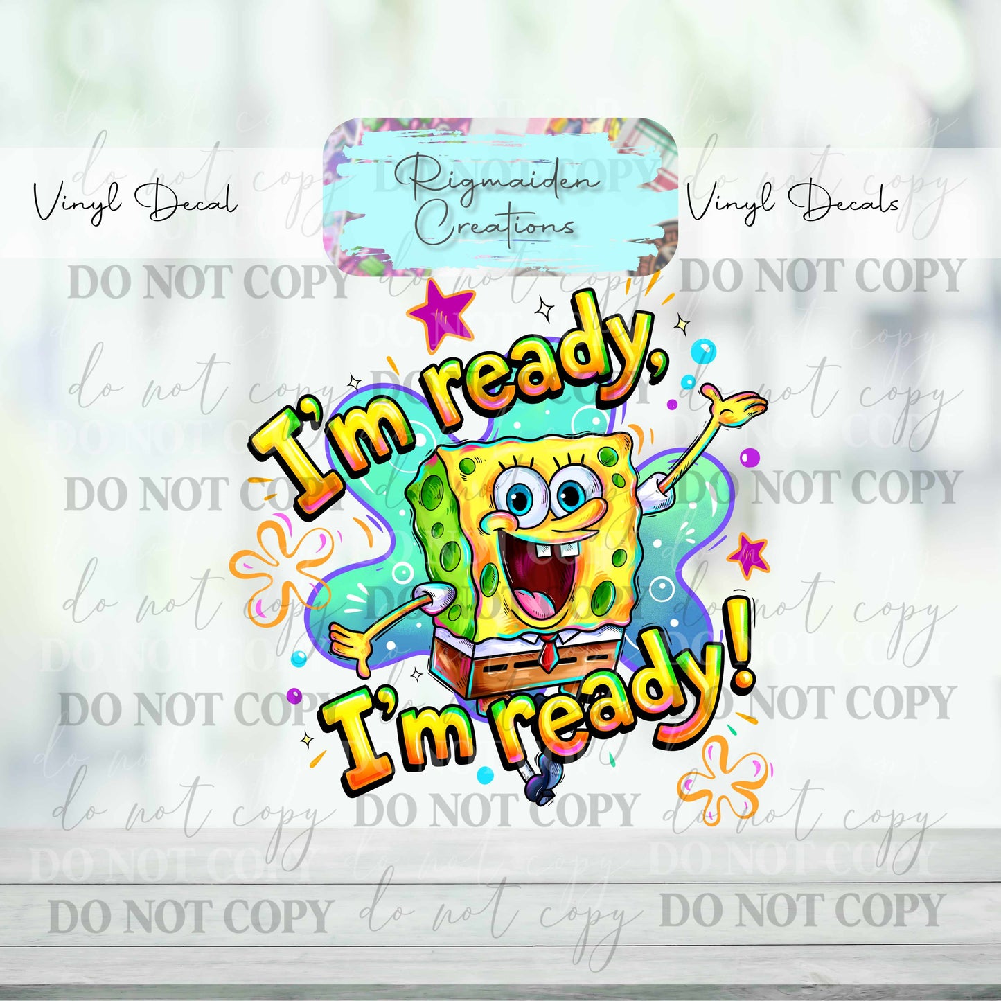 Sea Sponge Ready Decal