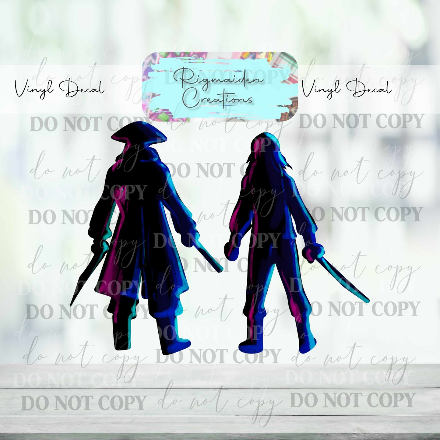 Pirates Silhouette Decal