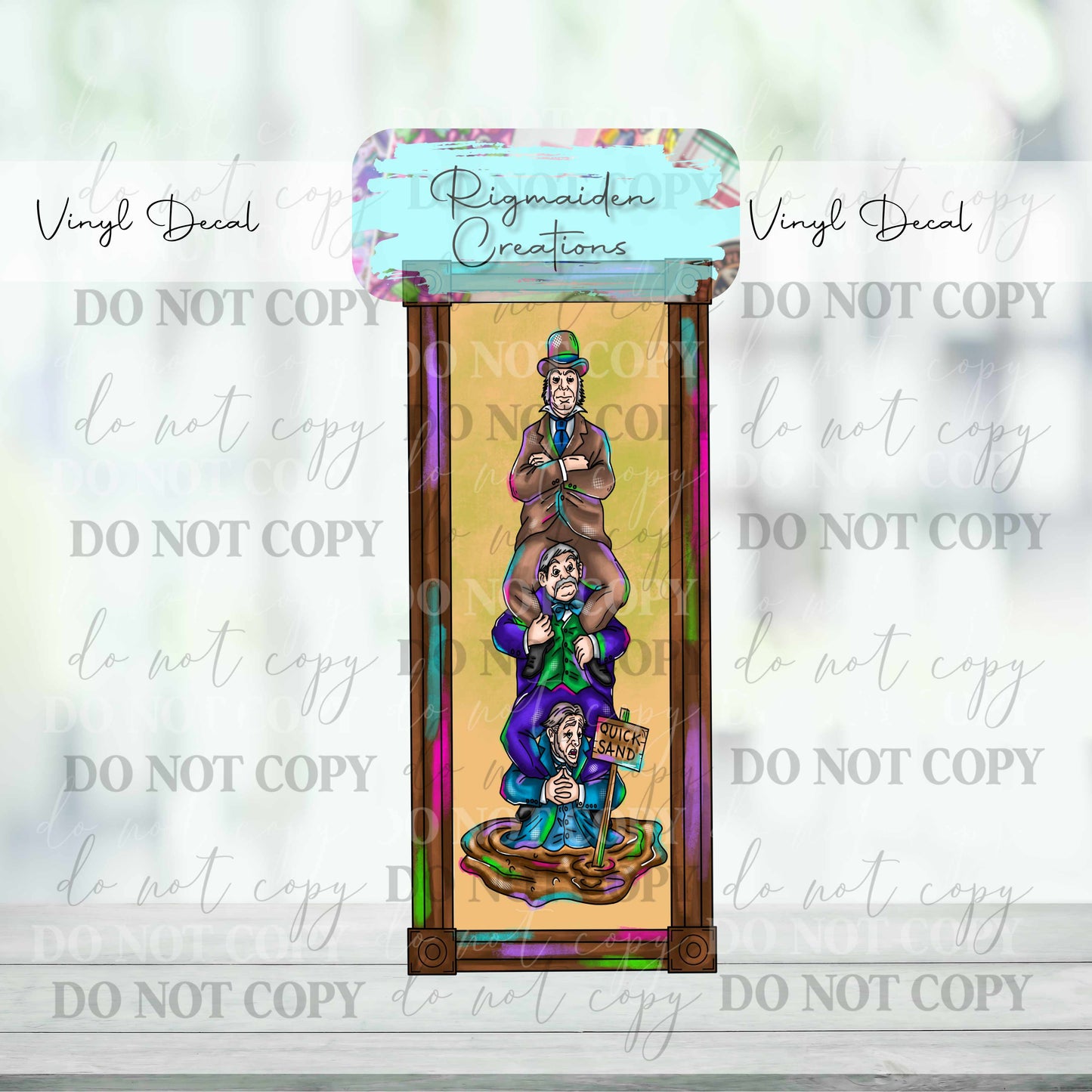 HM Quicksand Portrait Decal