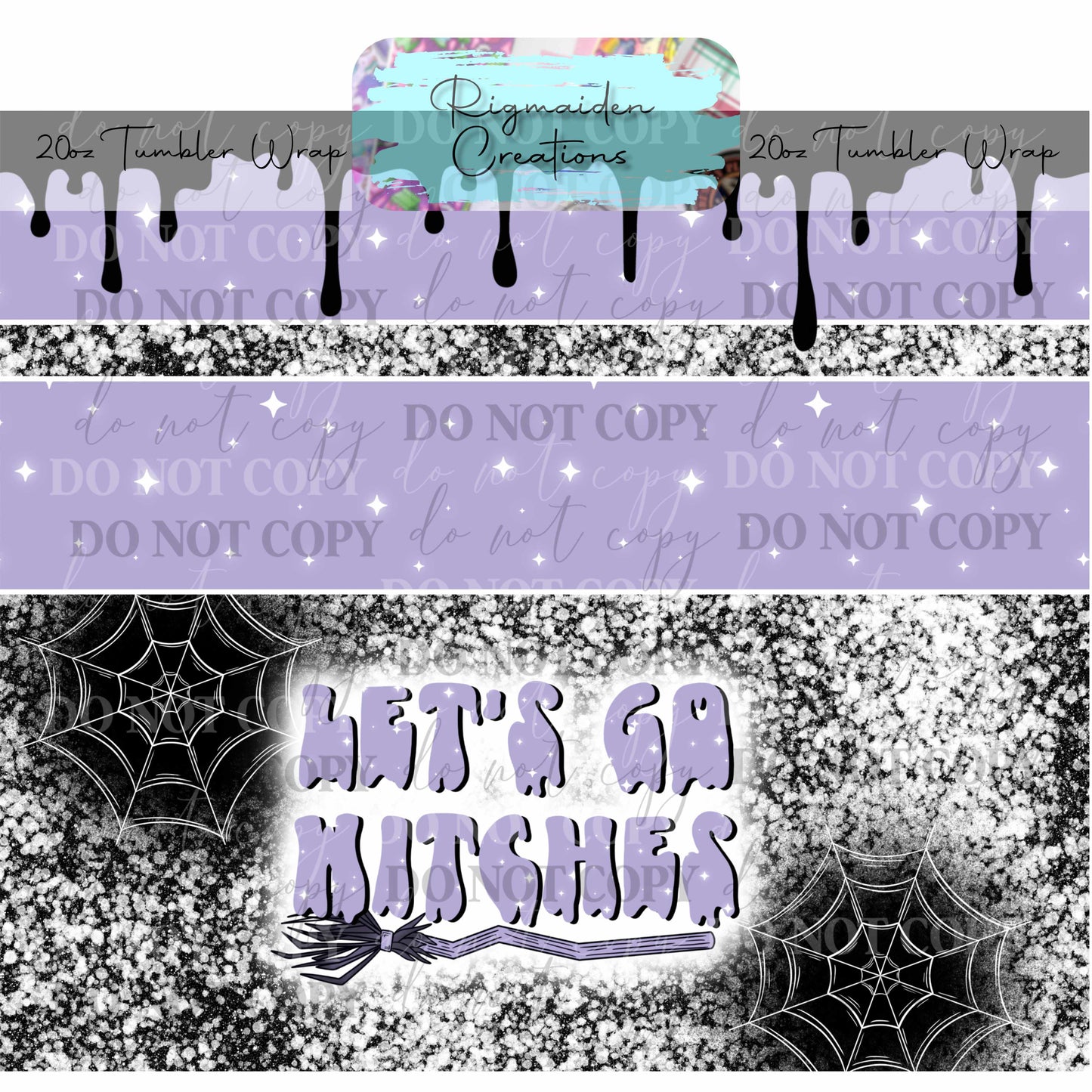 Let's Go Witches - 20oz Tumbler Wrap
