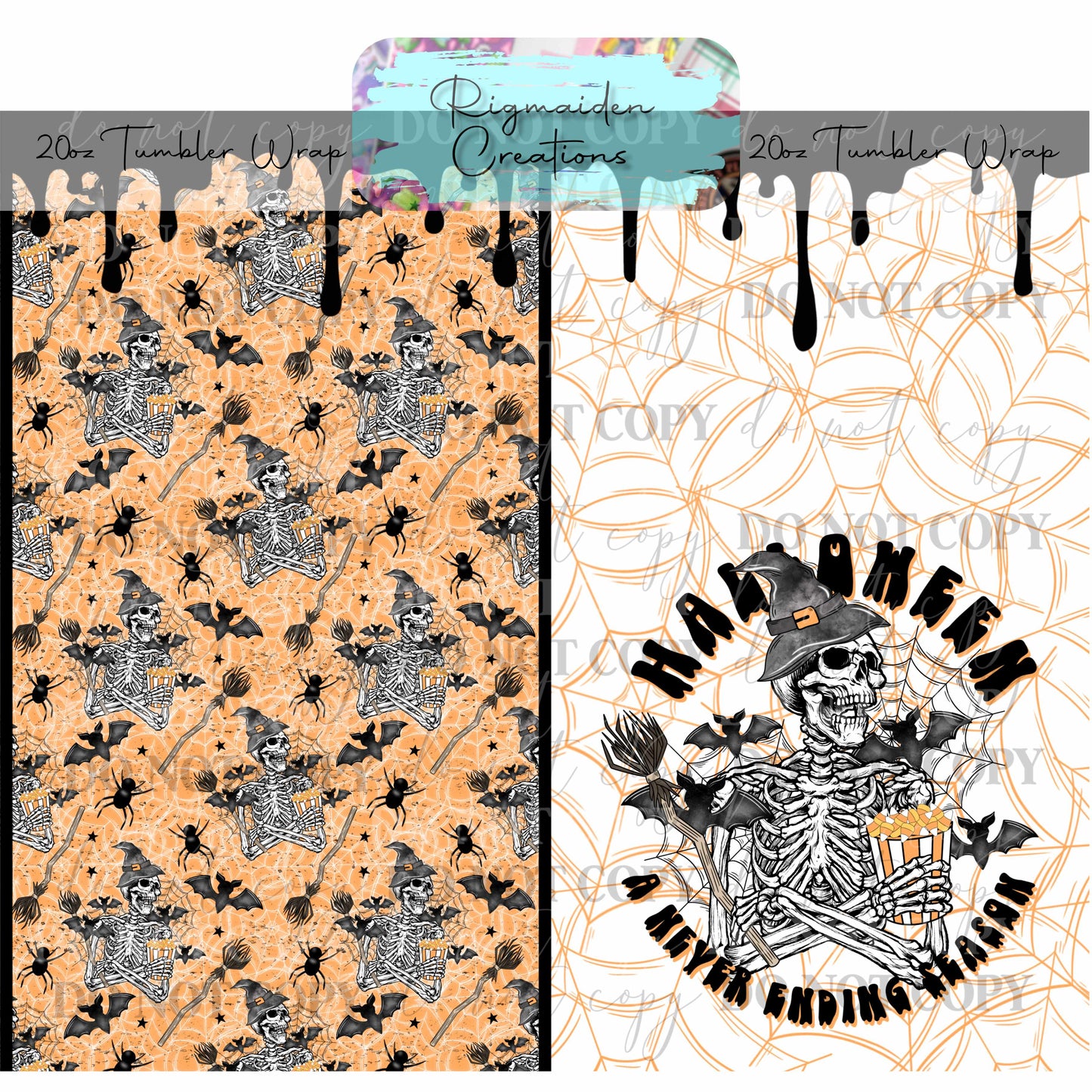 Halloween Never Ends - 20oz Tumbler Wrap