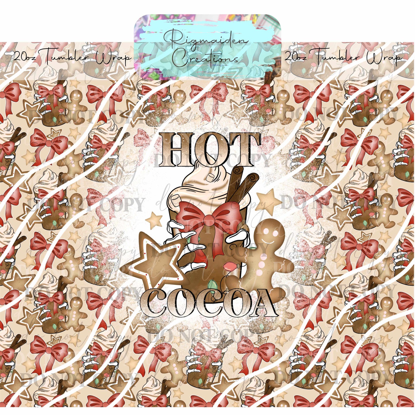 Sweet Holiday Treats - 20oz Tumbler Wrap