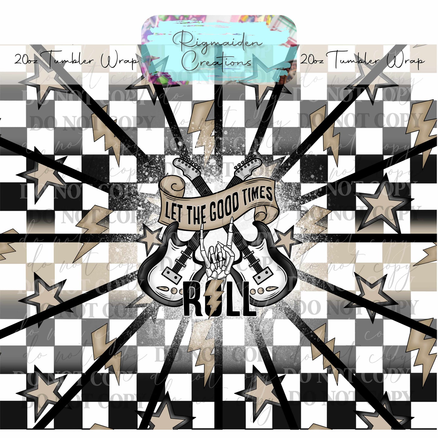 Rock On - 20oz Tumbler Wrap