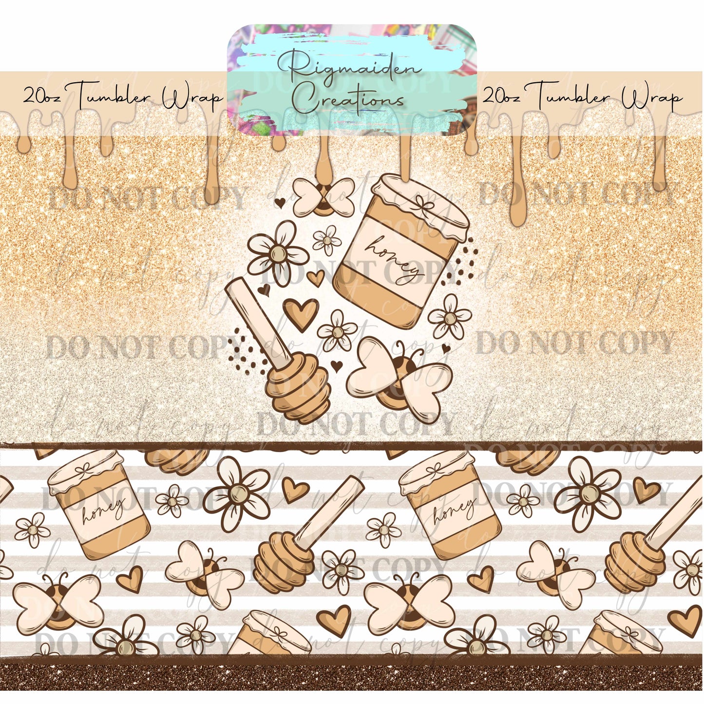 Sweet Hive - 20oz Tumbler Wrap