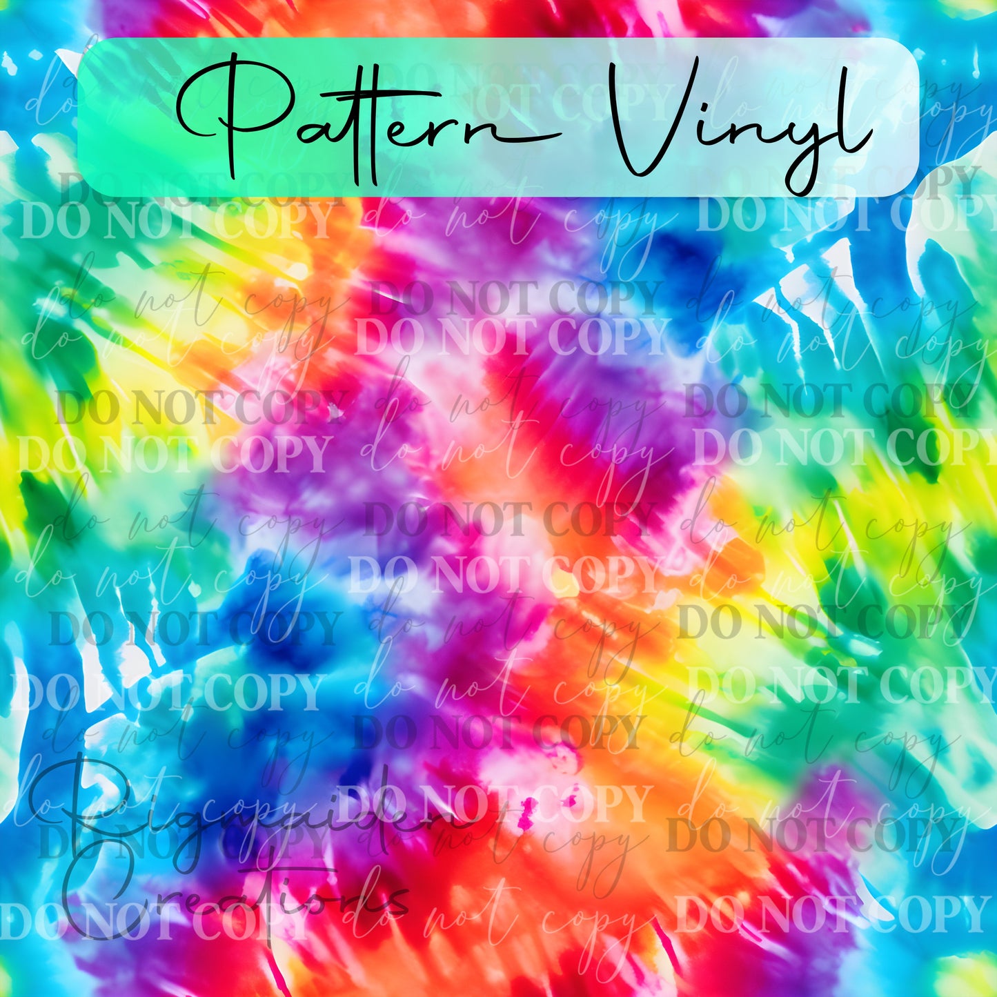 Rainbow Tie Dye 1 Vinyl