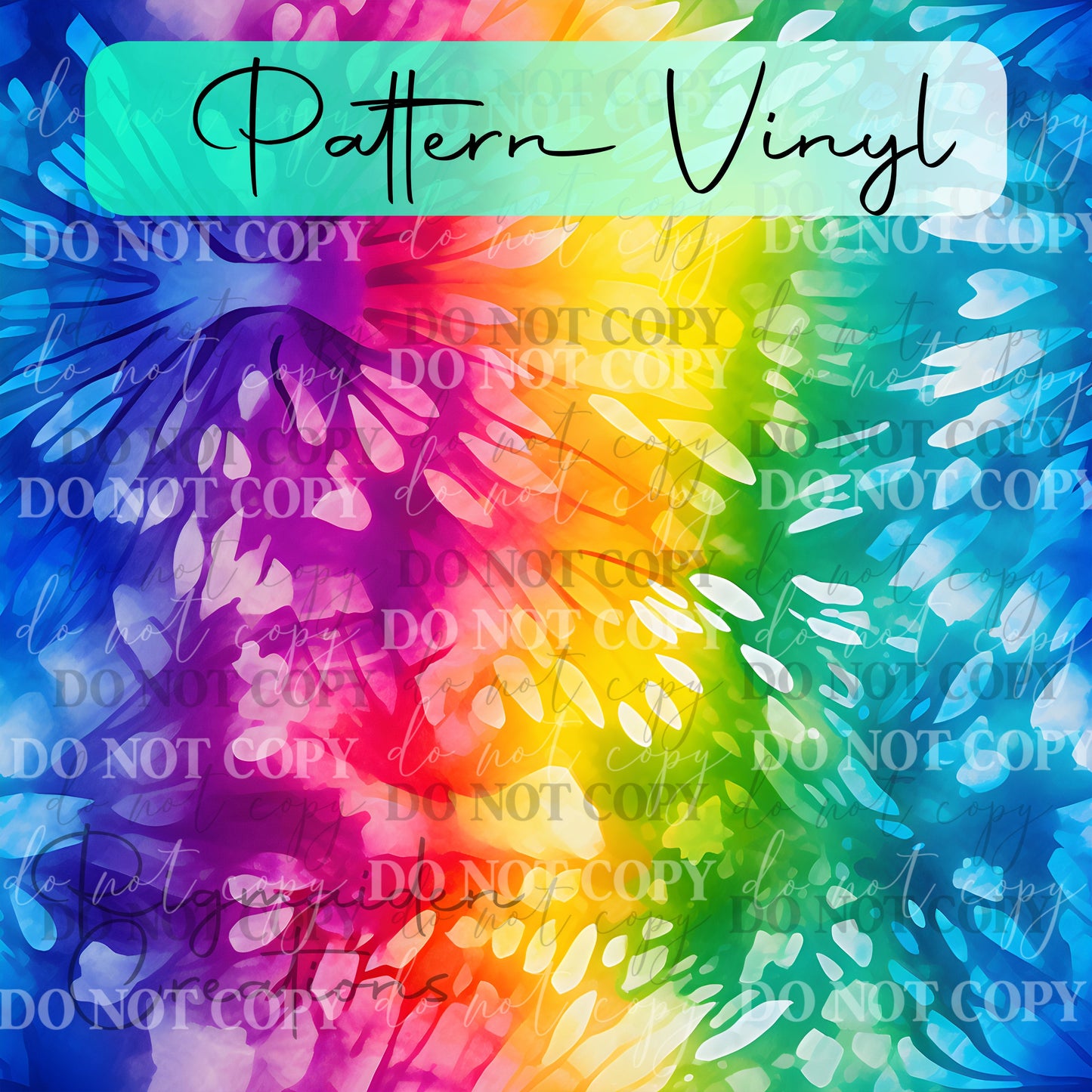 Rainbow Tie Dye 3 Vinyl