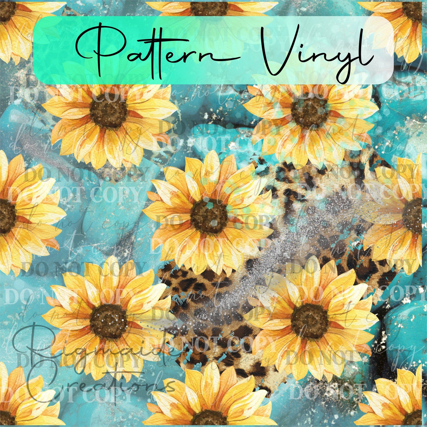 Sunflower Leopard Vinyl