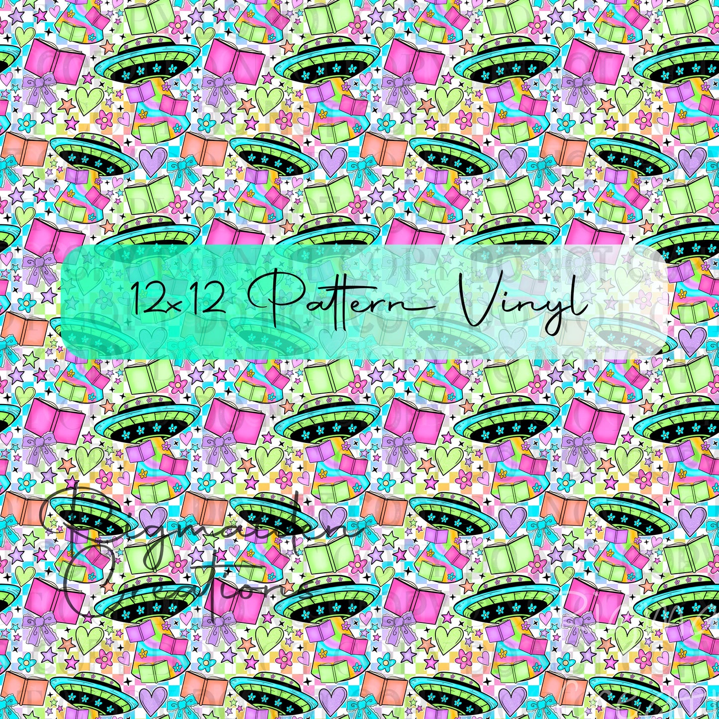 UFO Book Checkers Vinyl