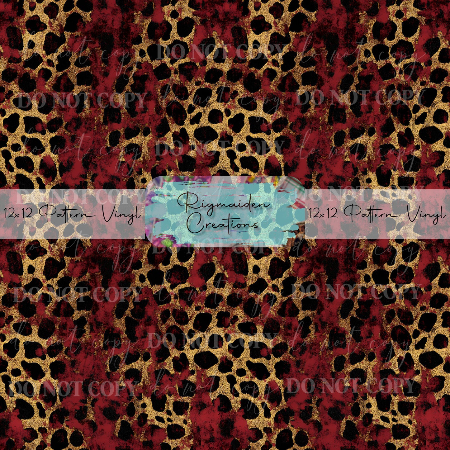 Grunge Cheetah Vinyl