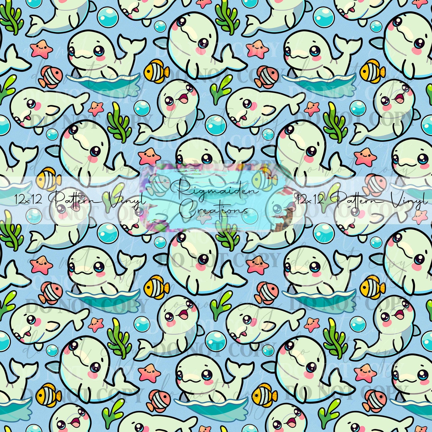 Cute Belugas Vinyl