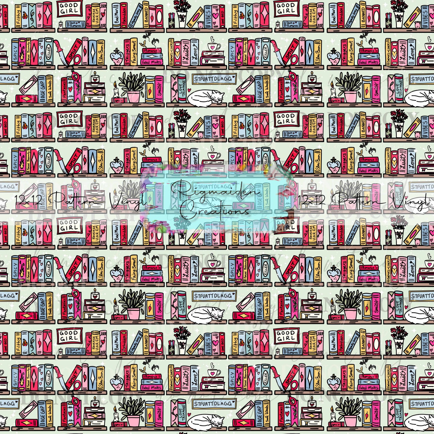 Smut Bookshelf Vinyl