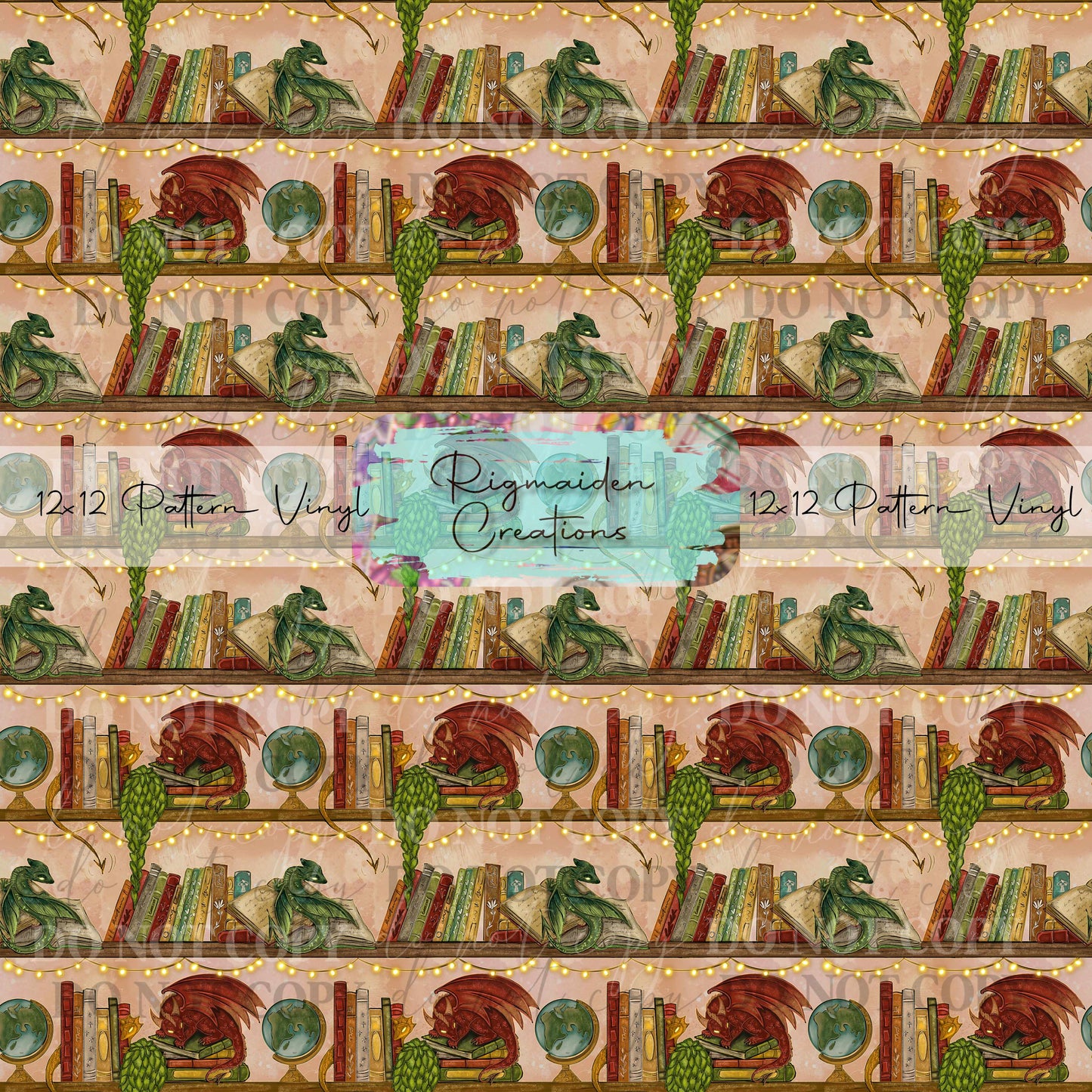 Dragon Bookshelf Vinyl {MULTIPLE}