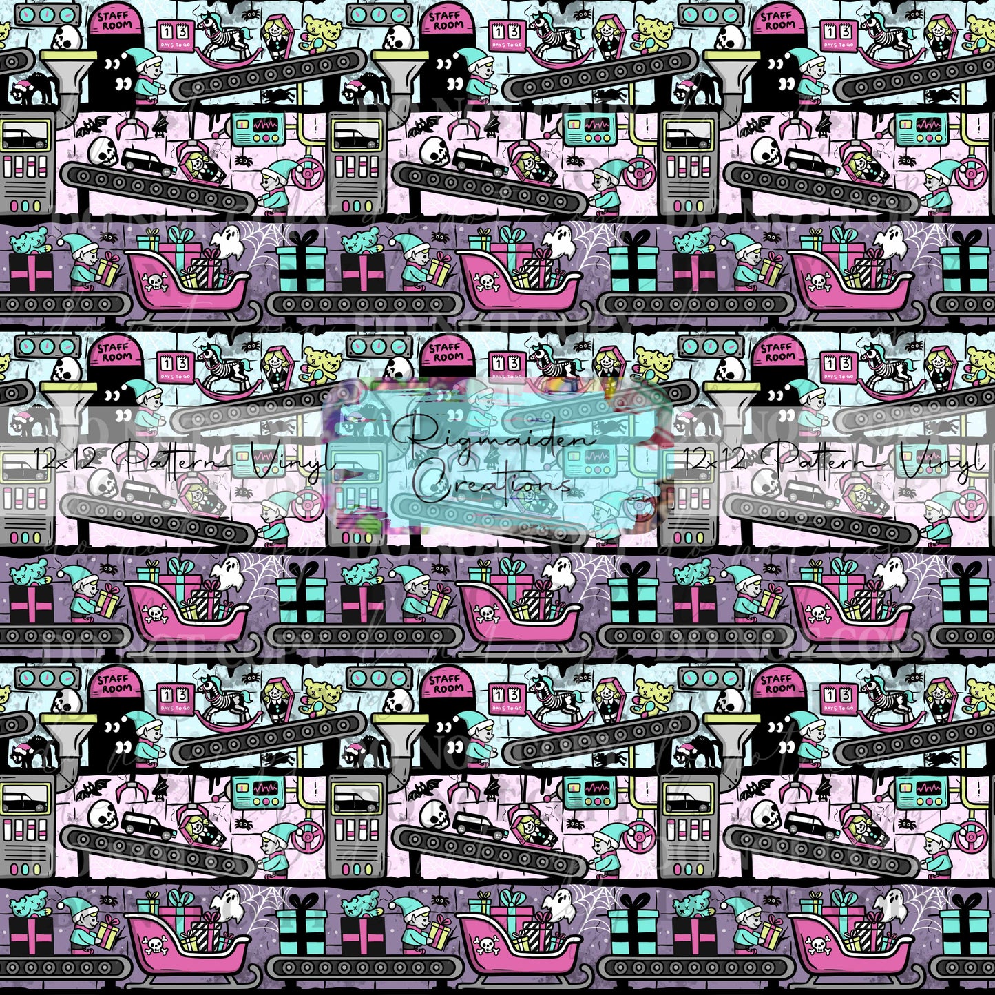 Spooky Christmas Conveyor Vinyl