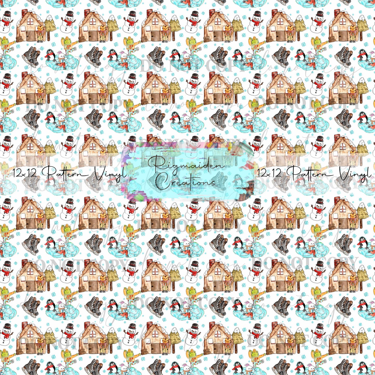 Winter Snow Scene Vinyl