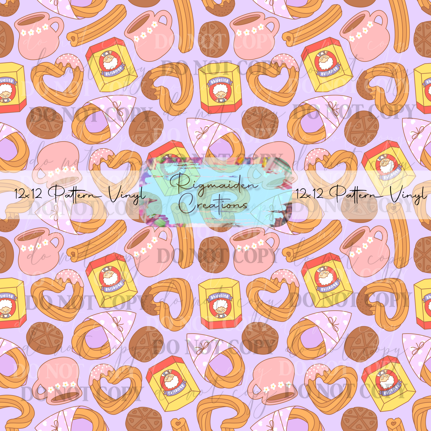 Heart Churros Purple Vinyl