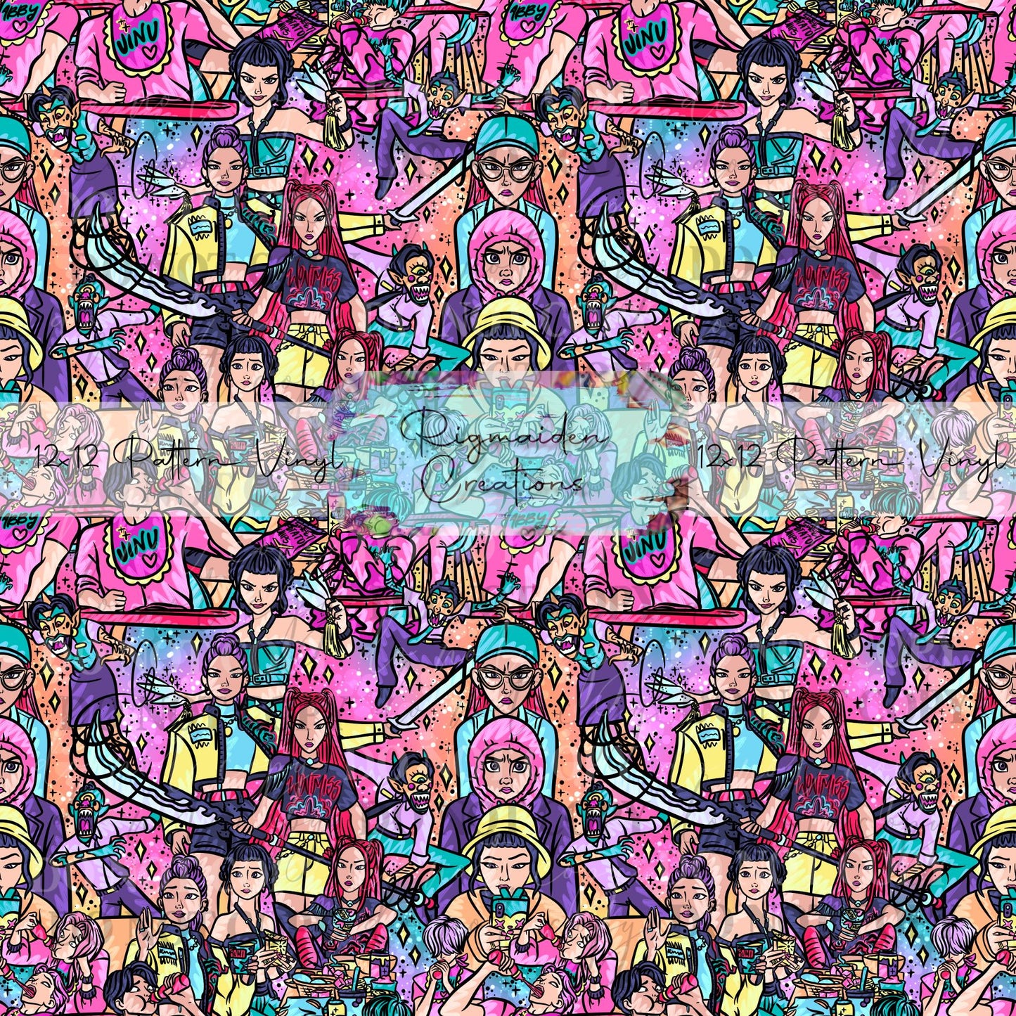K Pop Hunters Bright Vinyl