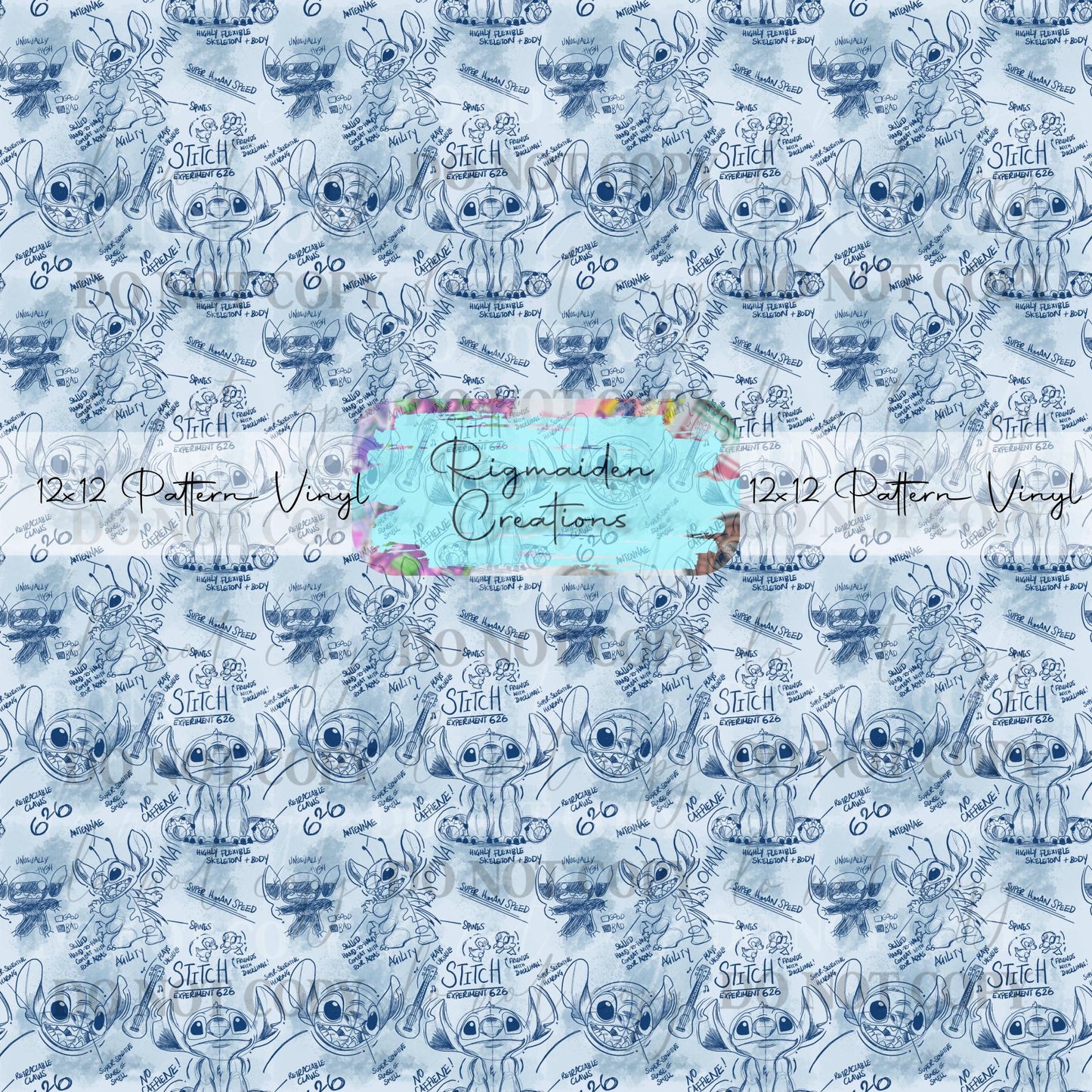 Stitch Sketch Vinyl