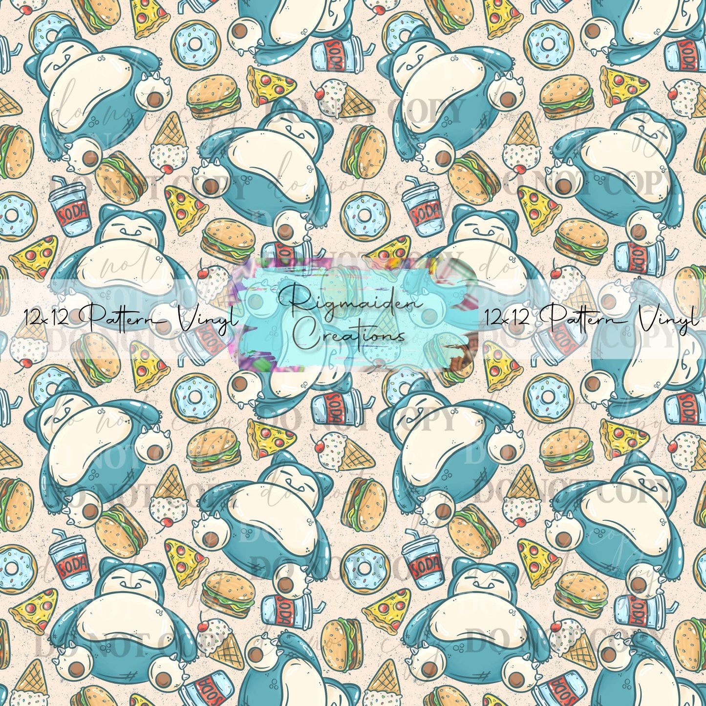 Snorlax Snacks Vinyl