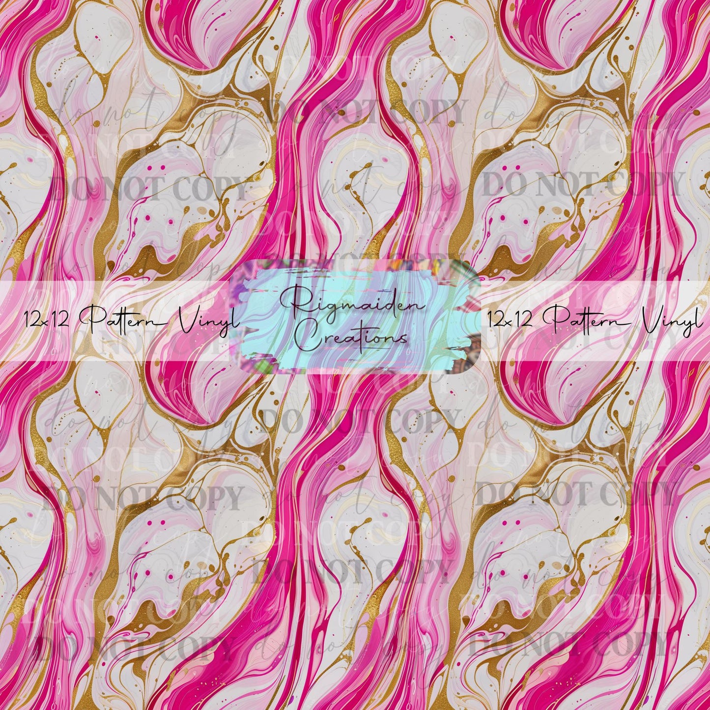 Pink And Gold Marble Vinyl