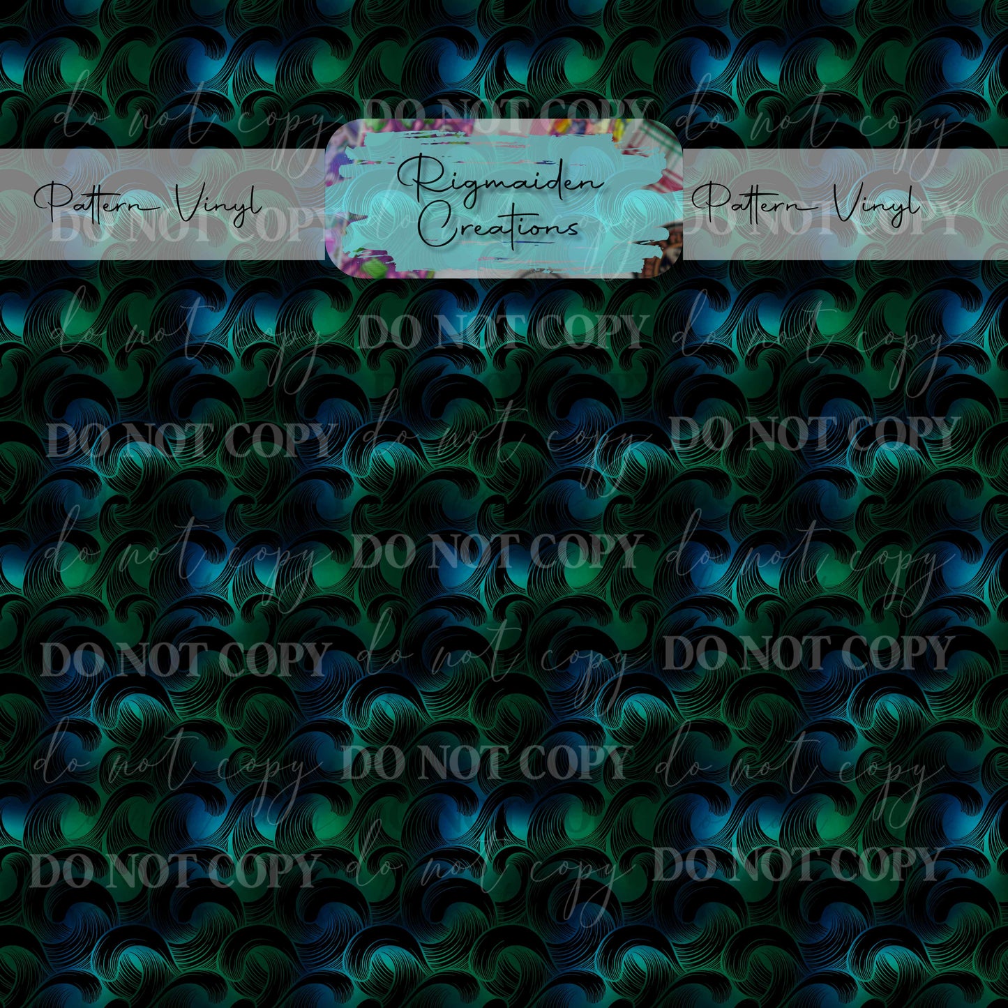 Swirly Waves MULTIPLE OPTIONS Vinyl