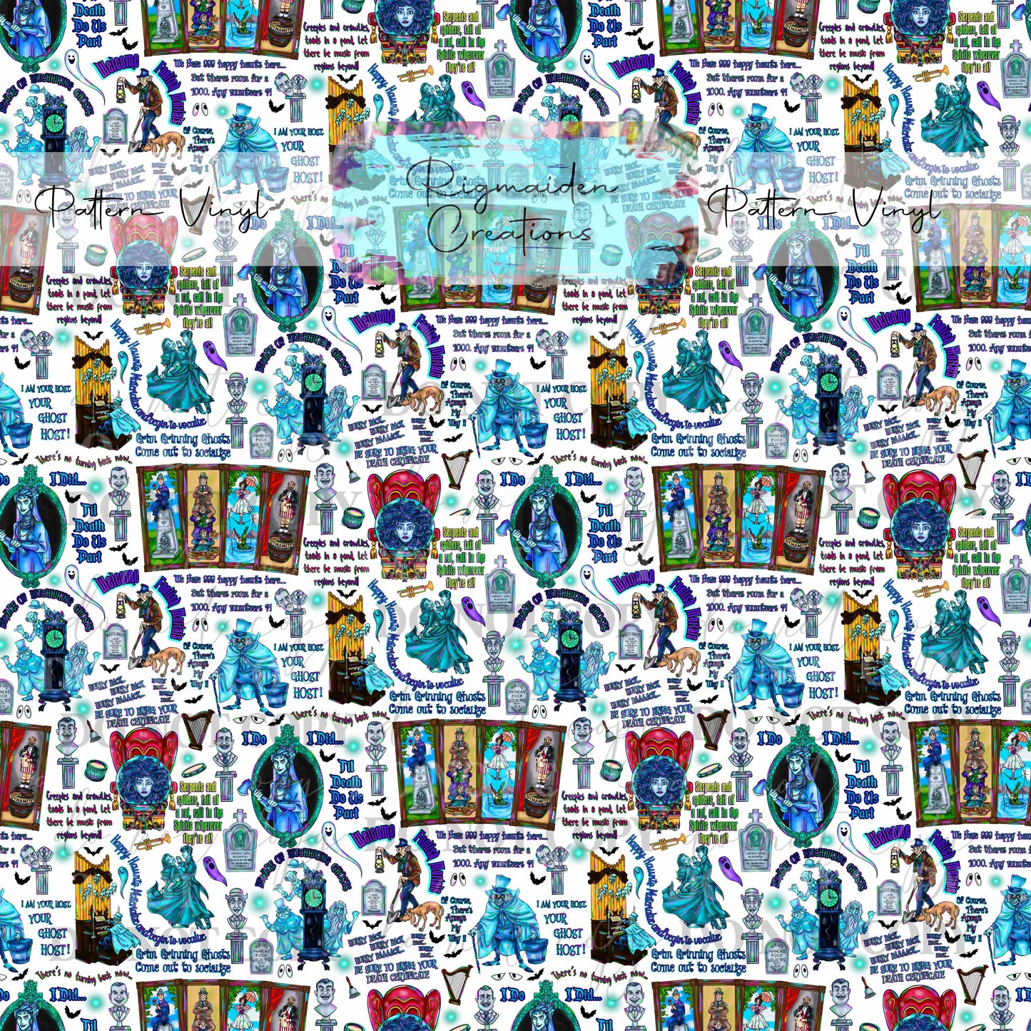Haunted Mansion Quotes MULTIPLE OPTIONS Vinyl