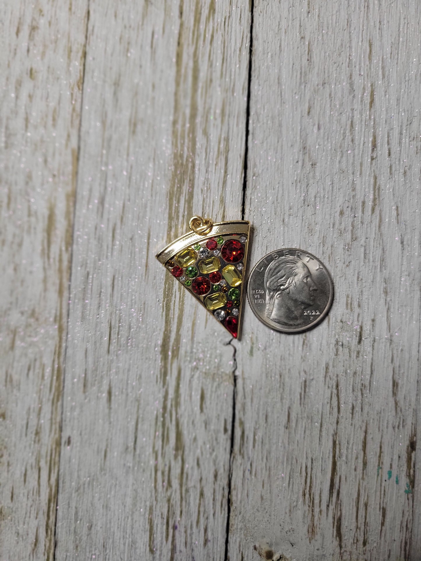 Pizza Zipper Charm