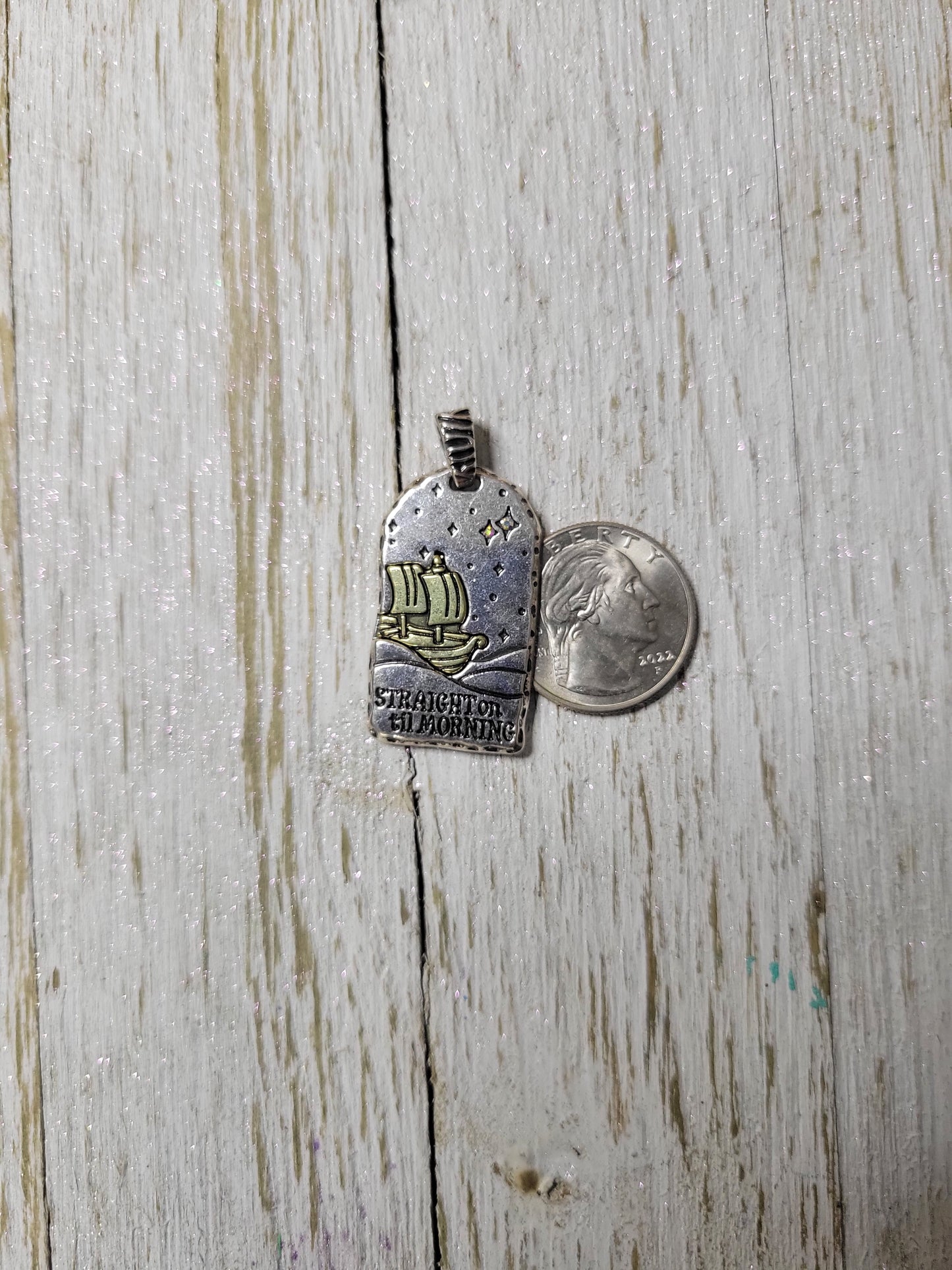 Straight til Morning Zipper Charm