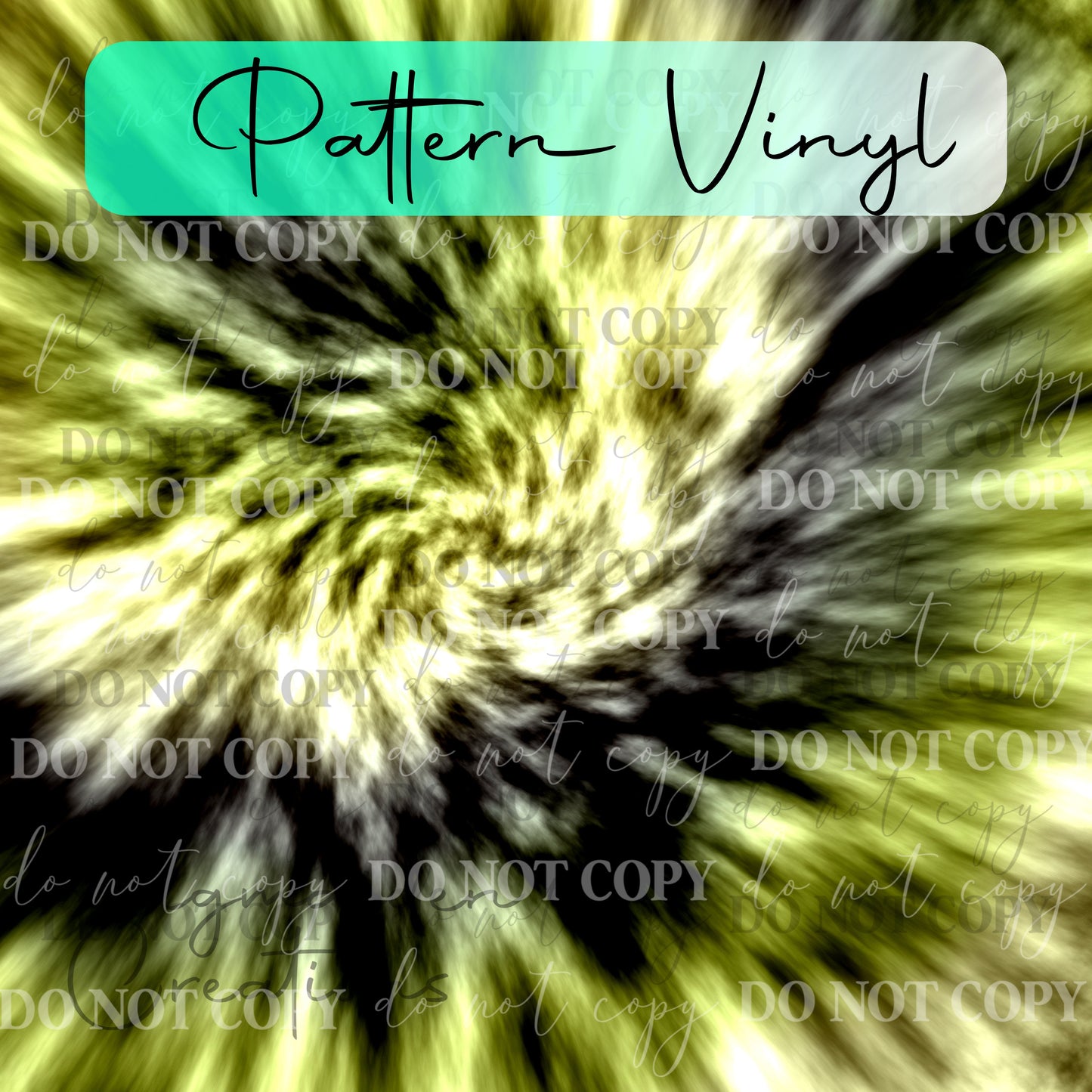 Green Tie Dye 1 Vinyl