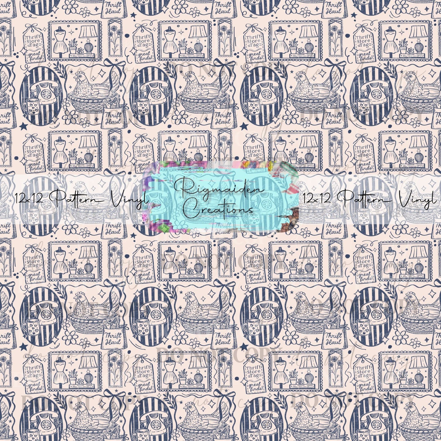 Cream Vintage Thrifty Vinyl