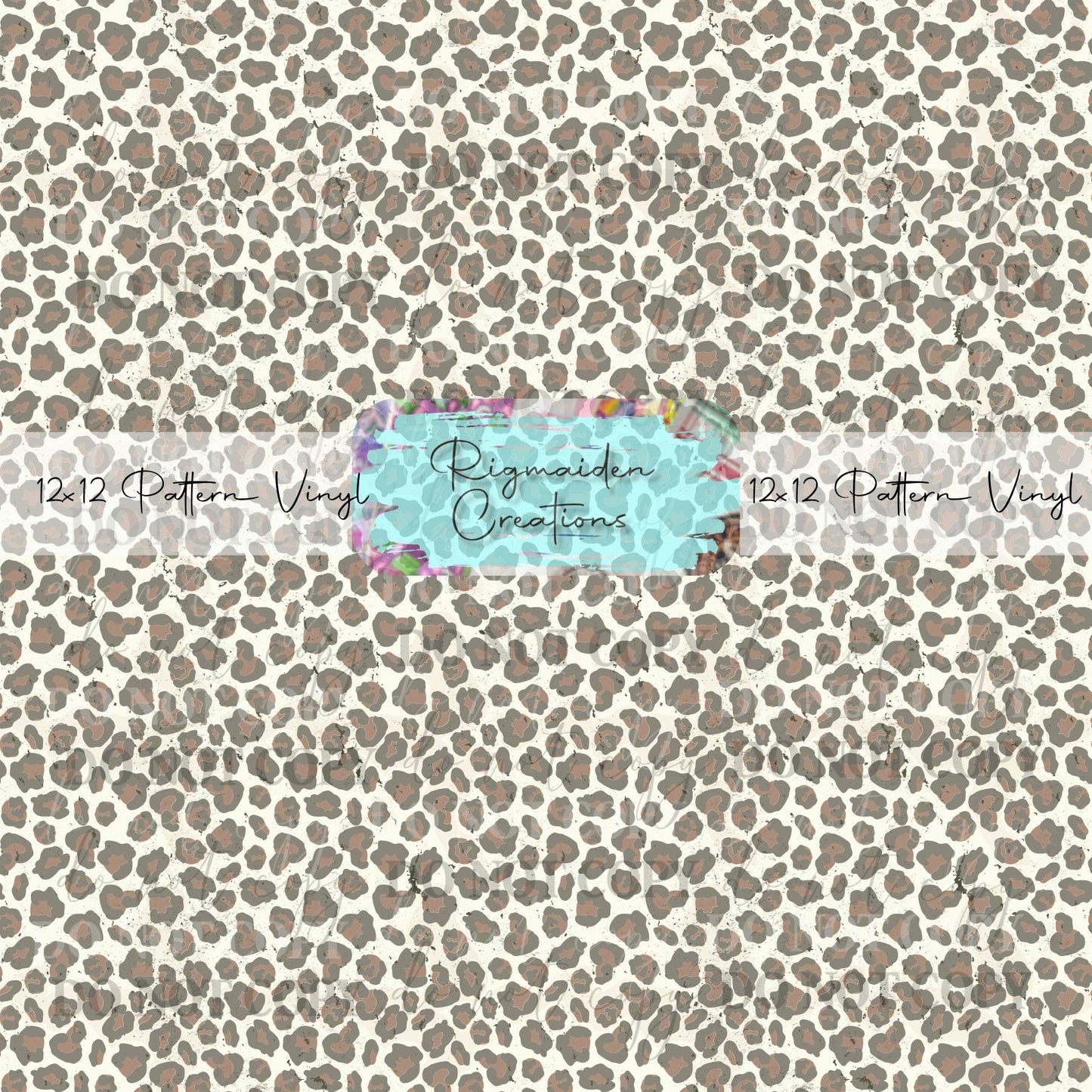 Muted Cheetah Print Vinyl