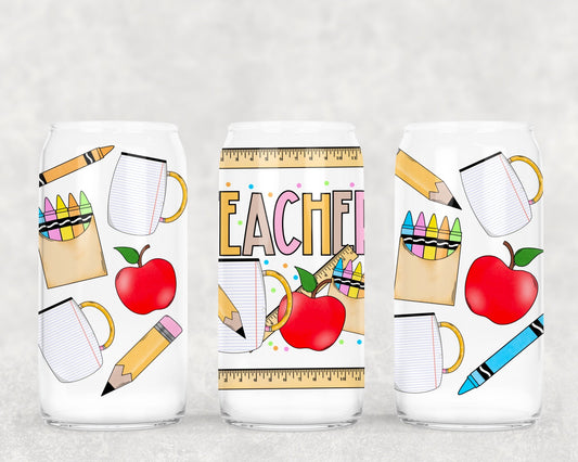 Teacher UV DTF Wrap