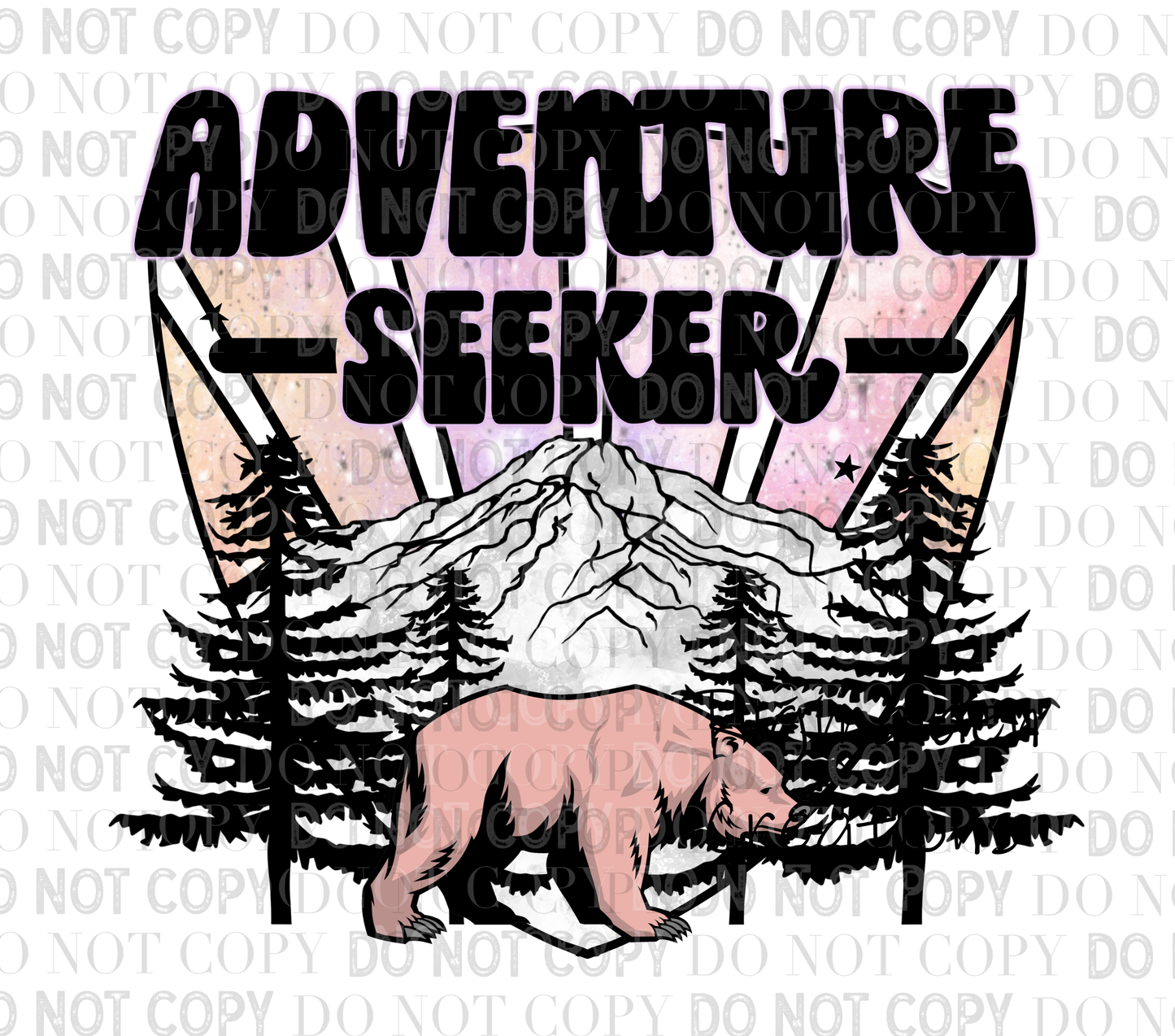 Adventure Seeker UV DTF Decal