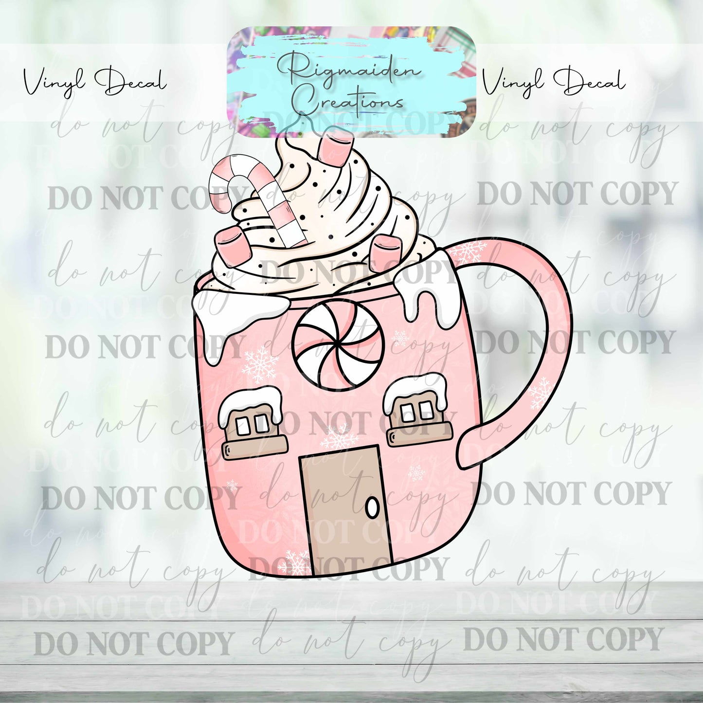 Coco Mug Vinyl Decal