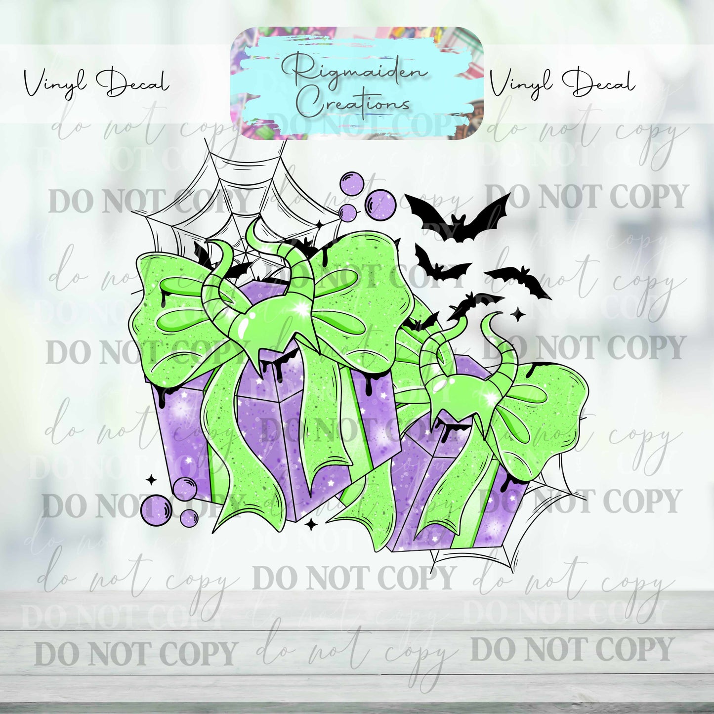 Villain Gift Box Vinyl Decal