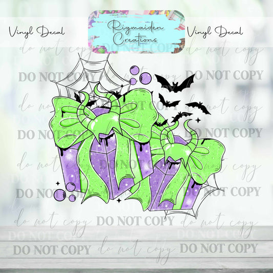Villain Gift Box Vinyl Decal